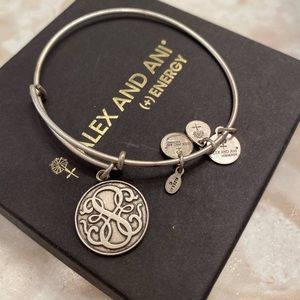 Alex and Ani Silver Charm Bracelet